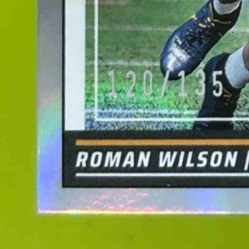 2024 Panini Score Roman Wilson Circular 120/135 #360 RC Pittsburgh Steelers - Sports Cards