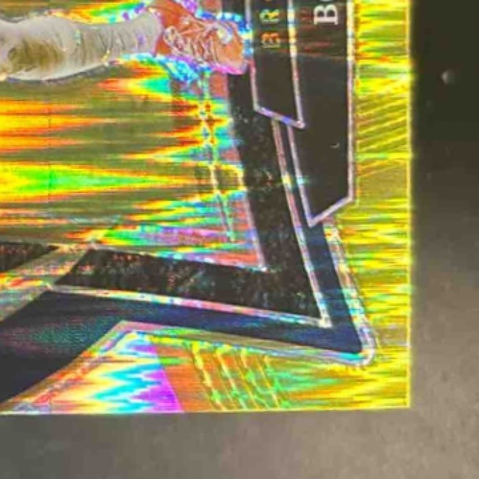 2024 Panini Select Bo Nix Red and Yellow Prizm Shock #30 RC Denver Broncos - Sports Cards