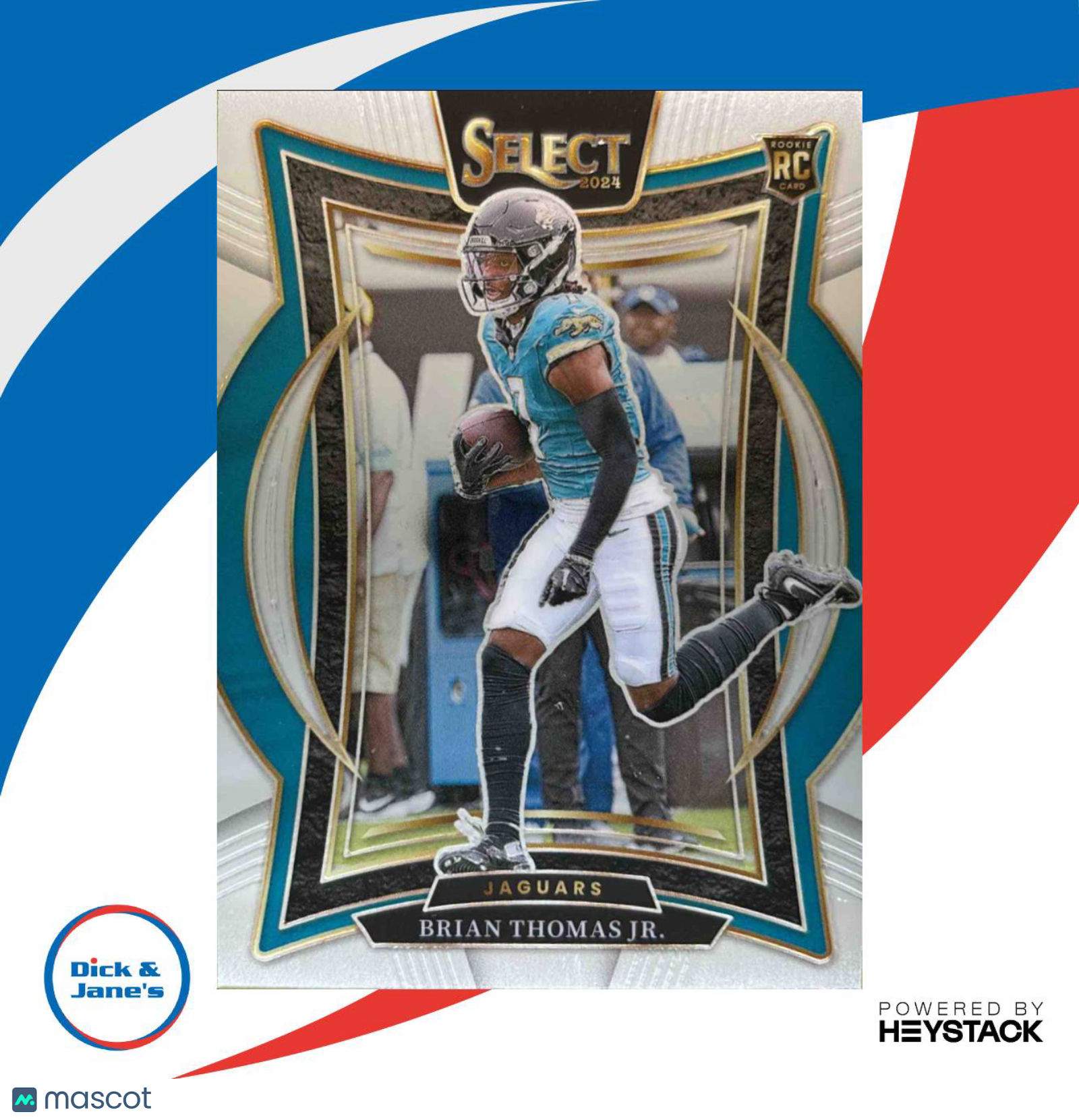 2024 Panini Select Brian Thomas Jr. Concourse #91 RC Jacksonville Jaguars - Sports Cards