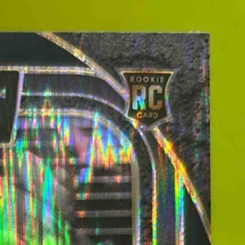 2024 Panini Select Brock Bowers Black and Red Prizm Shock #118 RC Raiders - Sports Cards