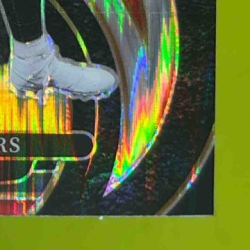 2024 Panini Select Brock Bowers Black and Red Prizm Shock #118 RC Raiders - Sports Cards