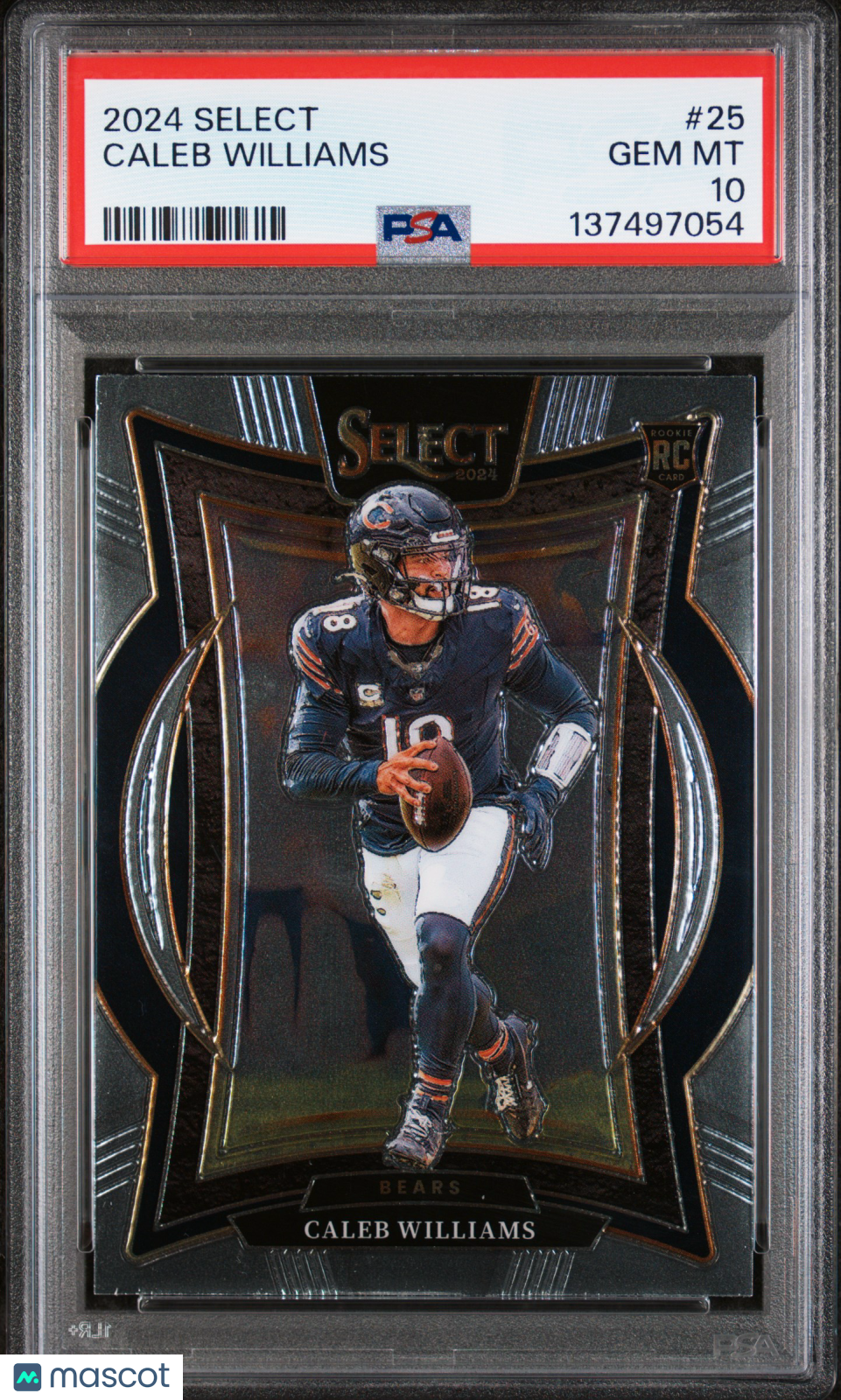2024 Panini Select Caleb Williams #25 PSA 10 - Graded Sports Cards