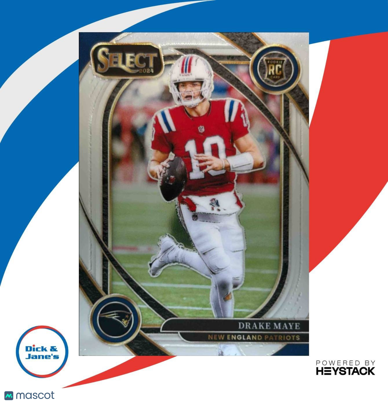 2024 Panini Select Drake Maye Club #218 RC New England Patriots - Sports Cards