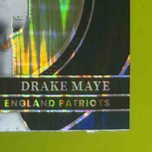 2024 Panini Select Drake Maye Club Red and Blue Prizm Shock #218 RC New England - Sports Cards