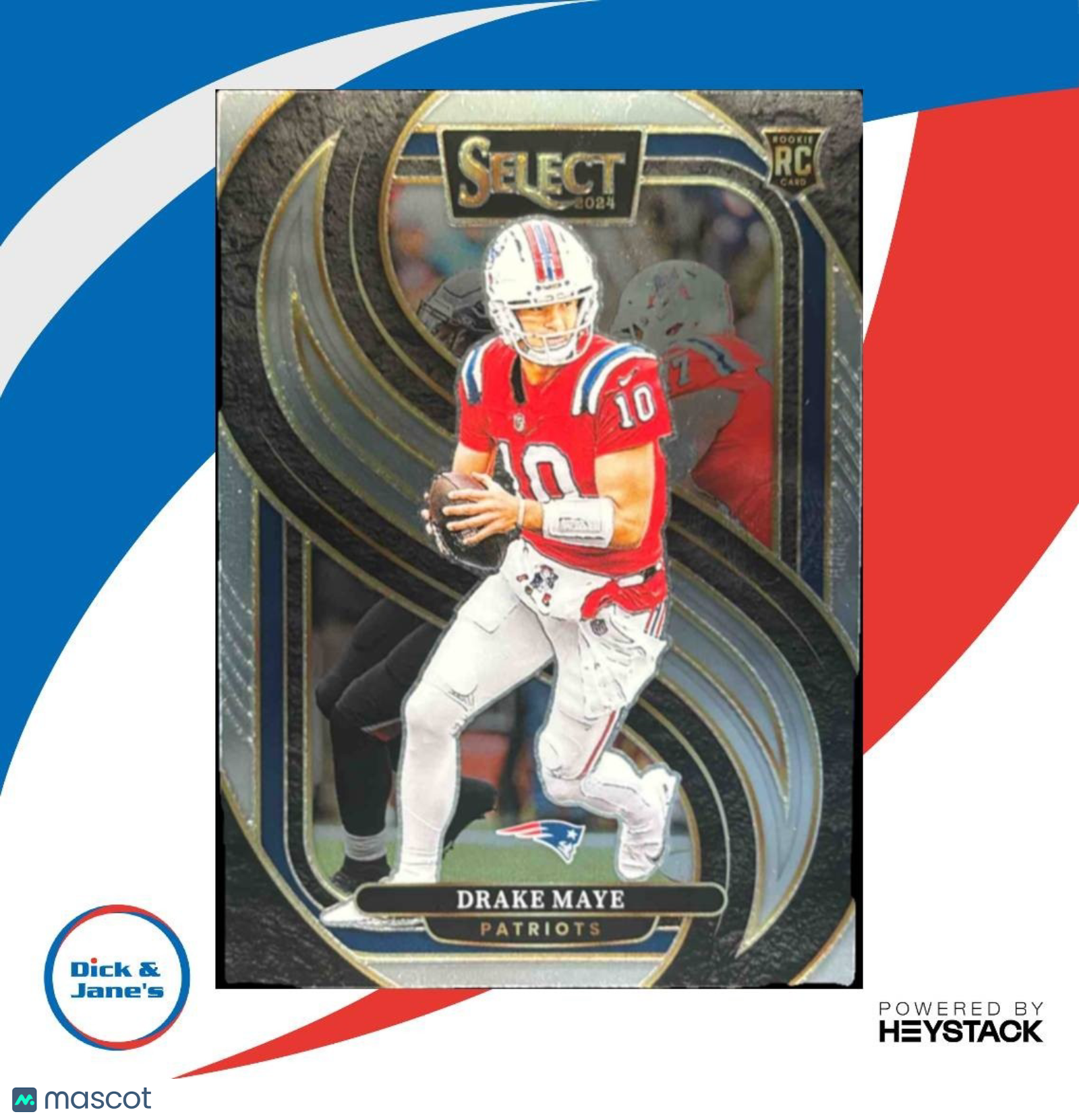 2024 Panini Select Drake Maye Premier #113 RC New England Patriots - Sports Cards