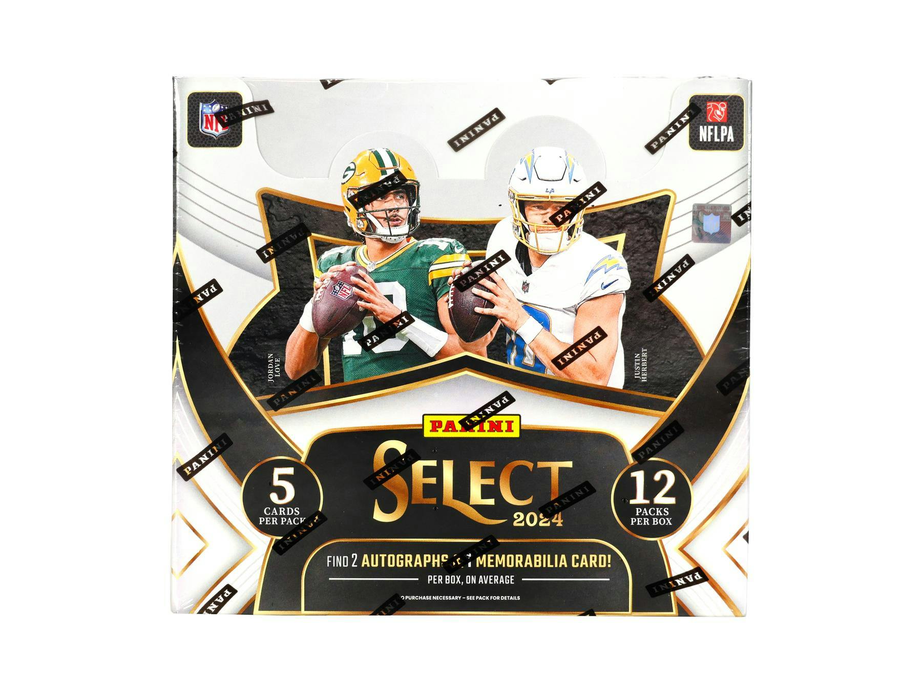 2024 Panini Select Football Hobby Box (2 Autos / 1 Mem) - NFL Hobby Box