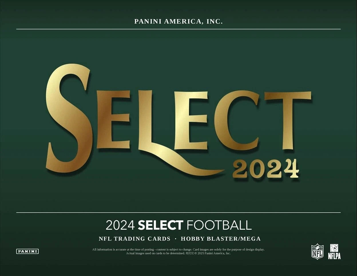 2024 Panini Select Football Hobby Mega Box (Black & Orange Shock Die Cuts?) - NFL Hobby Box