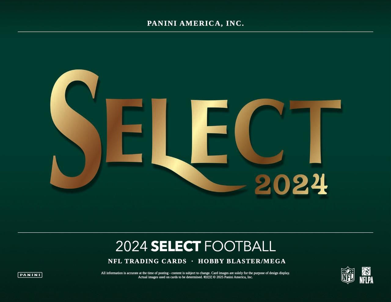 2024 Panini Select Football Hobby Mega Box (Black & Orange Shock Die Cuts?) - NFL Hobby Box