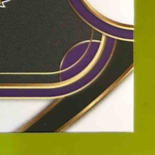 2024 Panini Select J.J. McCarthy Green and Yellow Prizm Shock #246 RC Vikings - Sports Cards