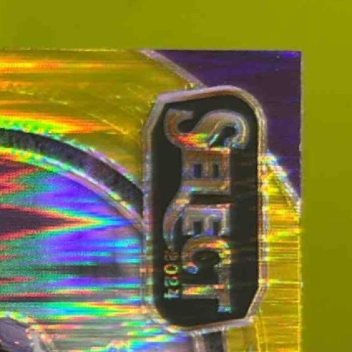 2024 Panini Select J.J. McCarthy Green and Yellow Prizm Shock #246 RC Vikings - Sports Cards