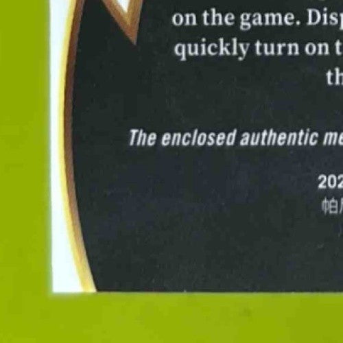 2024 Panini Select James Wood Sparks Relics #SPK-JW MEM Washington Nationals - Sports Cards