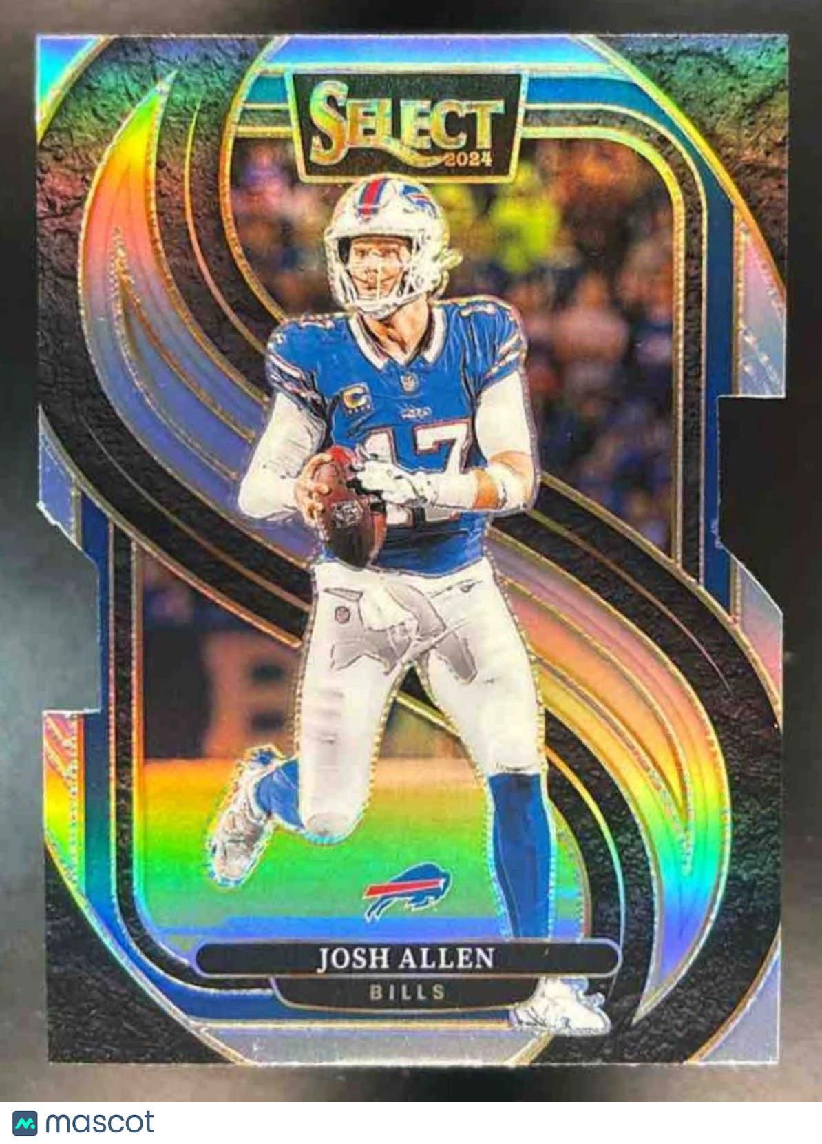2024 Panini Select Josh Allen Premier Silver Prizm Die-Cut #122 Buffalo Bills - Sports Cards
