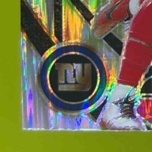 2024 Panini Select Malik Nabers Club Red and Blue Prizm Shock #220 RC Giants - Sports Cards