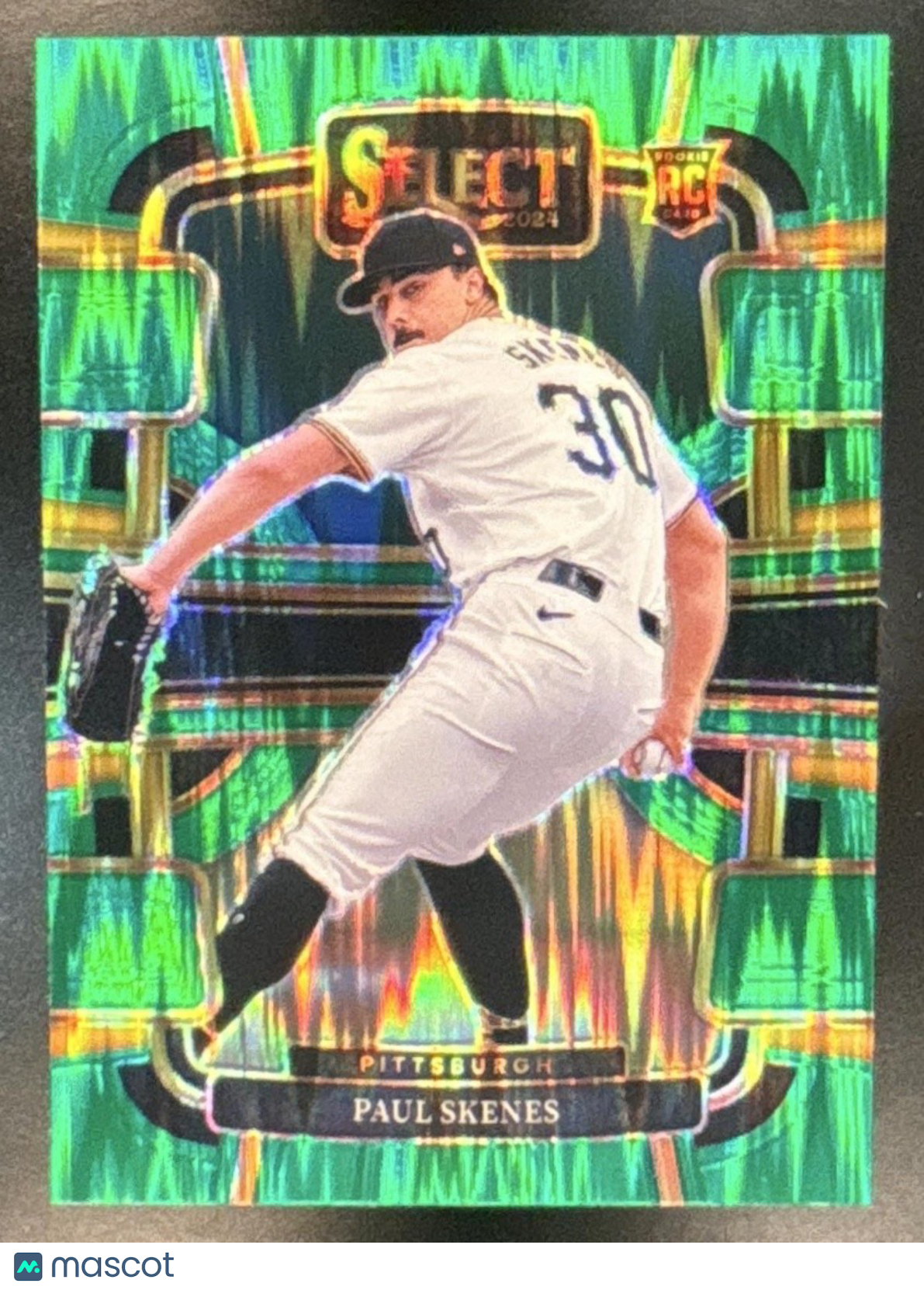 2024 Panini Select Paul Skenes Concourse Green Flash #1 RC Pittsburgh Pirates - Sports Cards