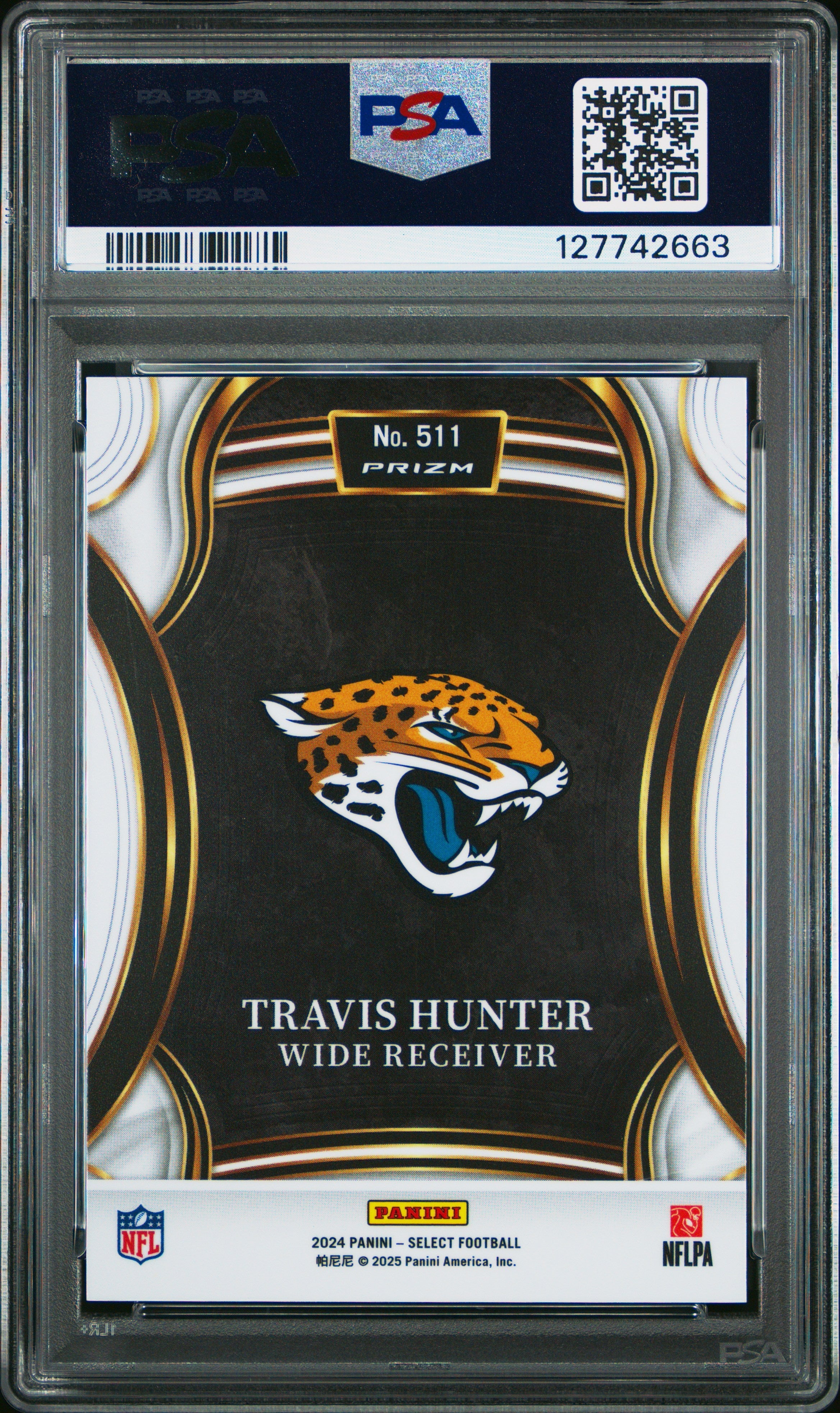 2024 Panini Select Travis Hunter Rookie #511 PSA 10 GEM MINT Jaguars - Graded Sports Cards