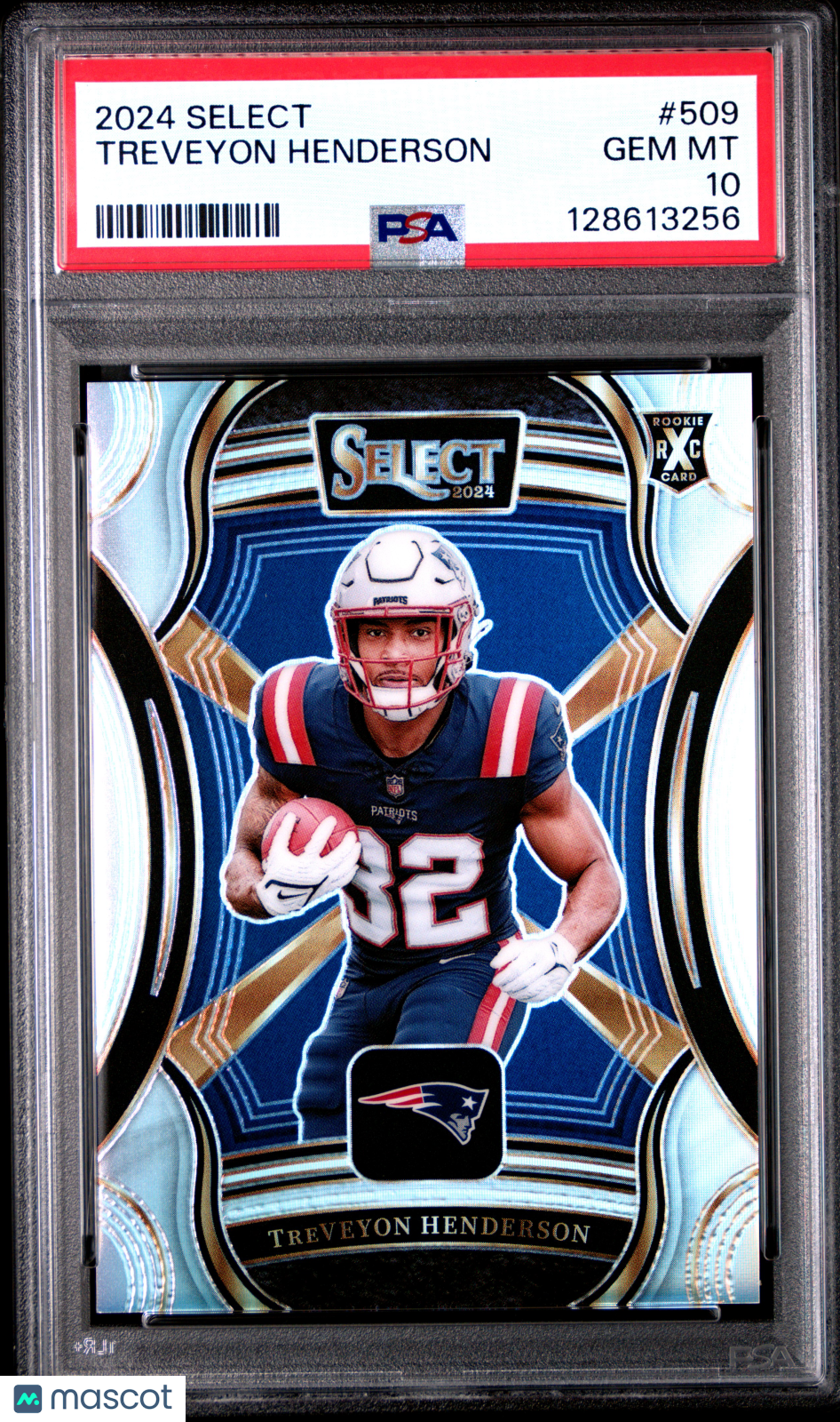 2024 Panini Select Treveyon Henderson #509 PSA 10 - Graded Sports Cards