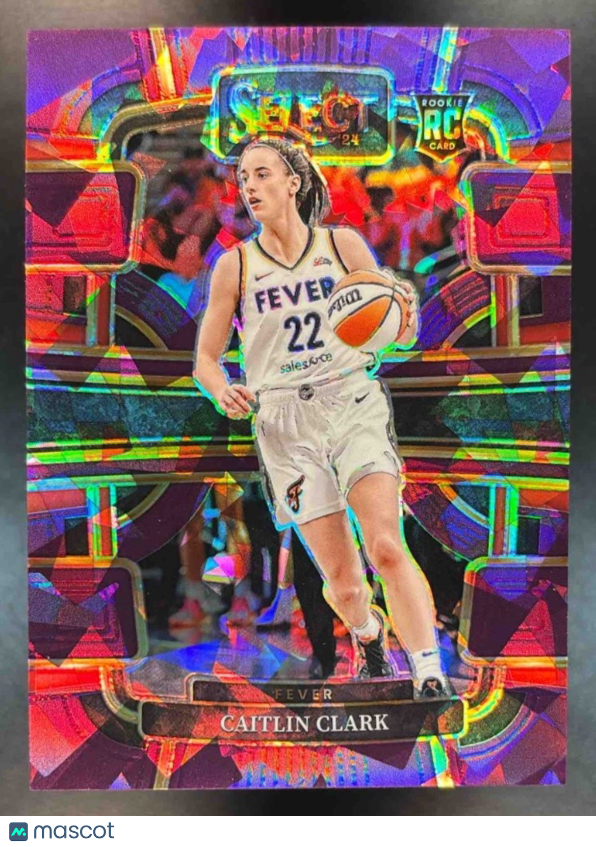 2024 Panini Select WNBA Caitlin Clark Purple Ice Prizm /149 #72 RC Indiana Fever - Sports Cards