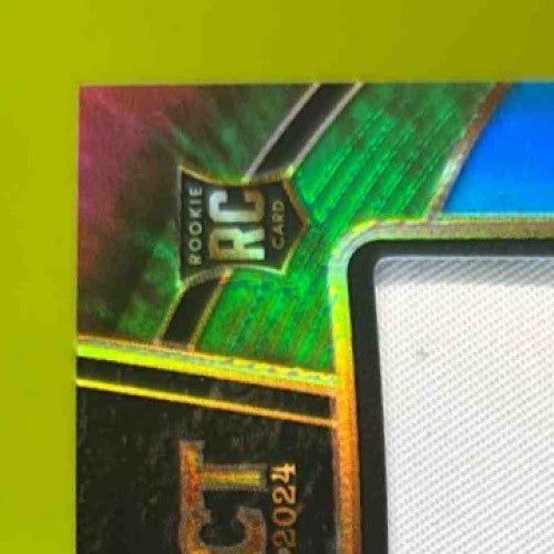 2024 Panini Select Xavier Legette Jumbo Rookie Swatch Tie-Dye /25 RC Panthers - Sports Cards