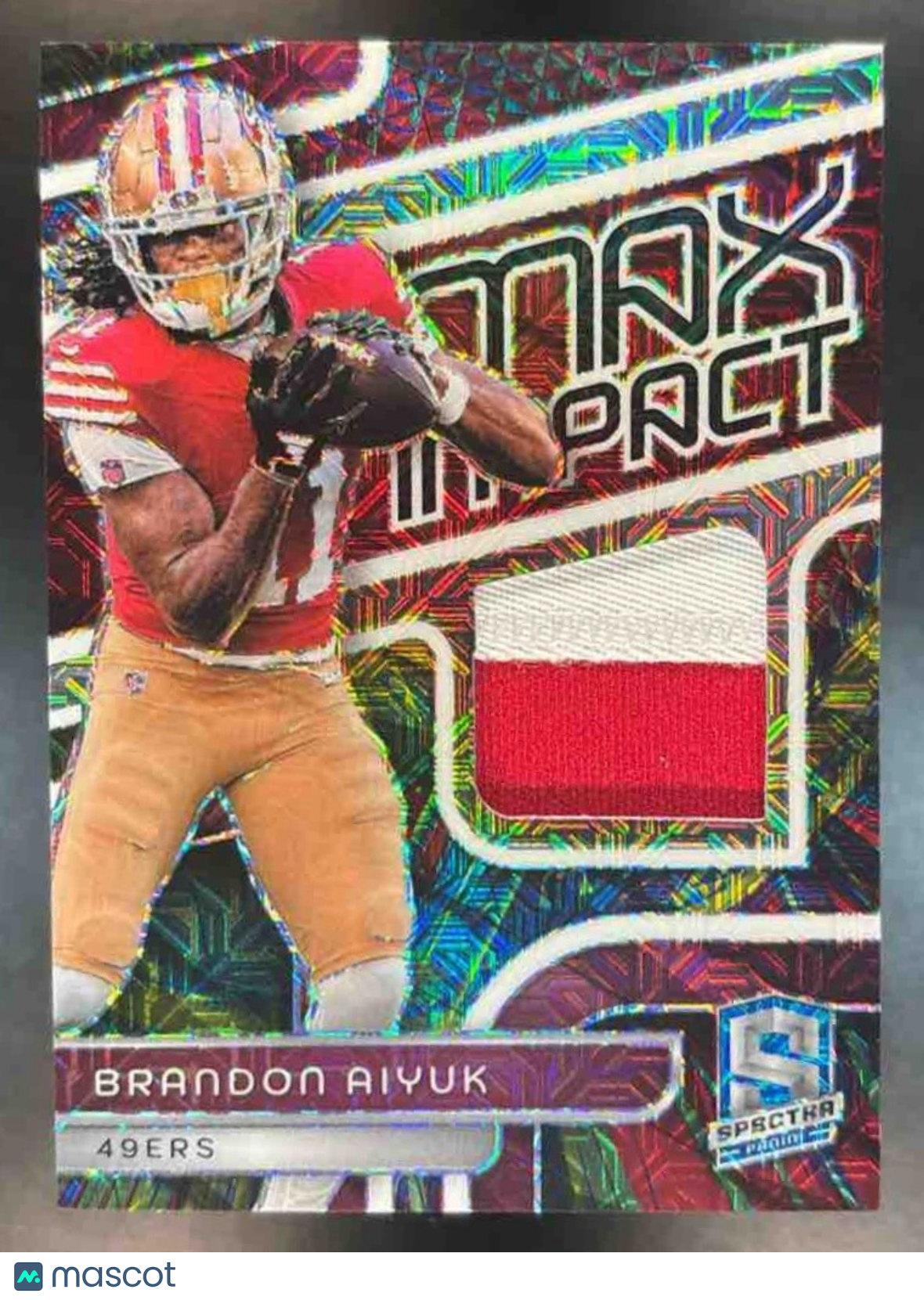 2024 Panini Spectra Brandon Aiyuk Max Impact Meta Patch /25 San Francisco 49ers - Sports Cards