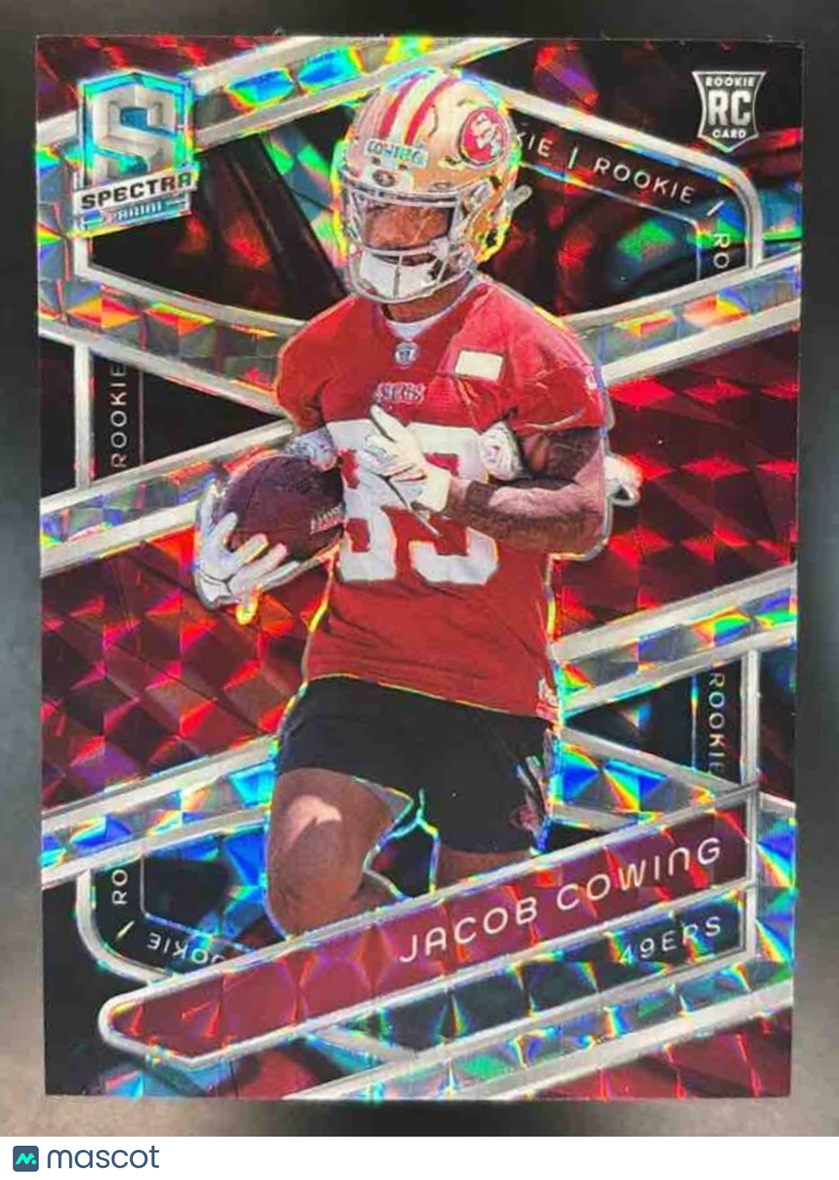 2024 Panini Spectra Jacob Cowing Interstellar /60 #150 RC San Francisco 49ers - Sports Cards