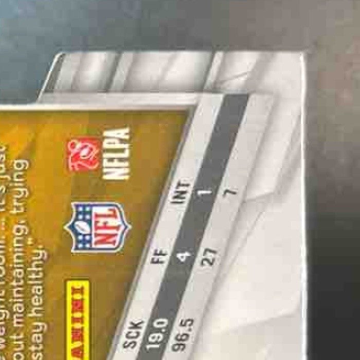 2024 Panini Spectra T.J. Watt Neon Blue Die-Cut /50 #87 Pittsburgh Steelers - Sports Cards
