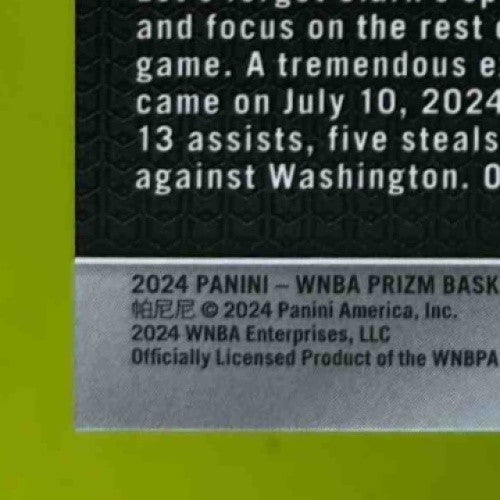 2024 Panini WNBA Prizm Caitlin Clark #145 RC Indiana Fever - Sports Cards