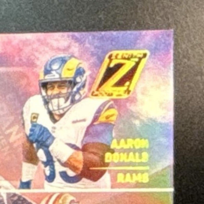 2024 Panini Zenith Aaron Donald Myles Garrett Nick Bosa Z Summit Patch Auto /5 - Sports Cards