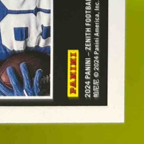 2024 Panini Zenith AJ Barner Rookie Auto No Huddle RED #104 RC Seattle Seahawks - Sports Cards