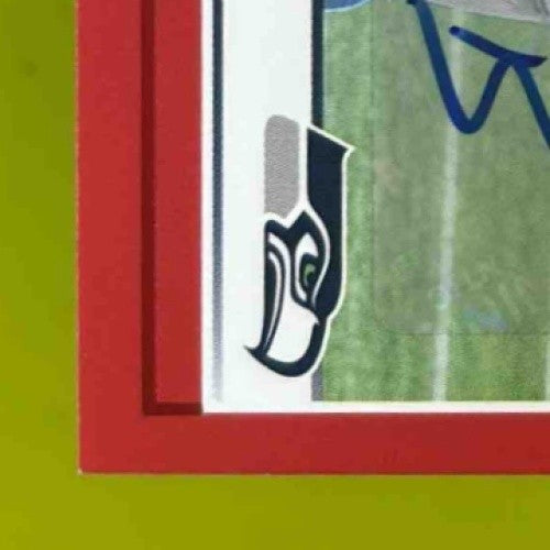 2024 Panini Zenith AJ Barner Rookie Auto No Huddle RED #104 RC Seattle Seahawks - Sports Cards