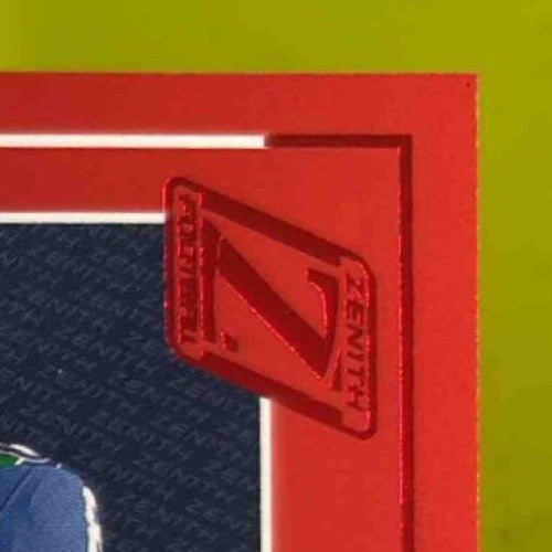 2024 Panini Zenith AJ Barner Rookie Auto No Huddle RED #104 RC Seattle Seahawks - Sports Cards