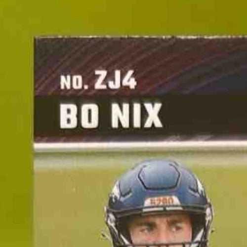 2024 Panini Zenith Bo Nix Z-Jersey #ZJ-4 MEM RC Denver Broncos - Sports Cards