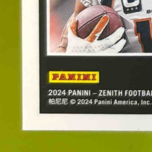 2024 Panini Zenith Courtland Sutton Blue Red Zone 14/25 #29 Denver Broncos - Sports Cards