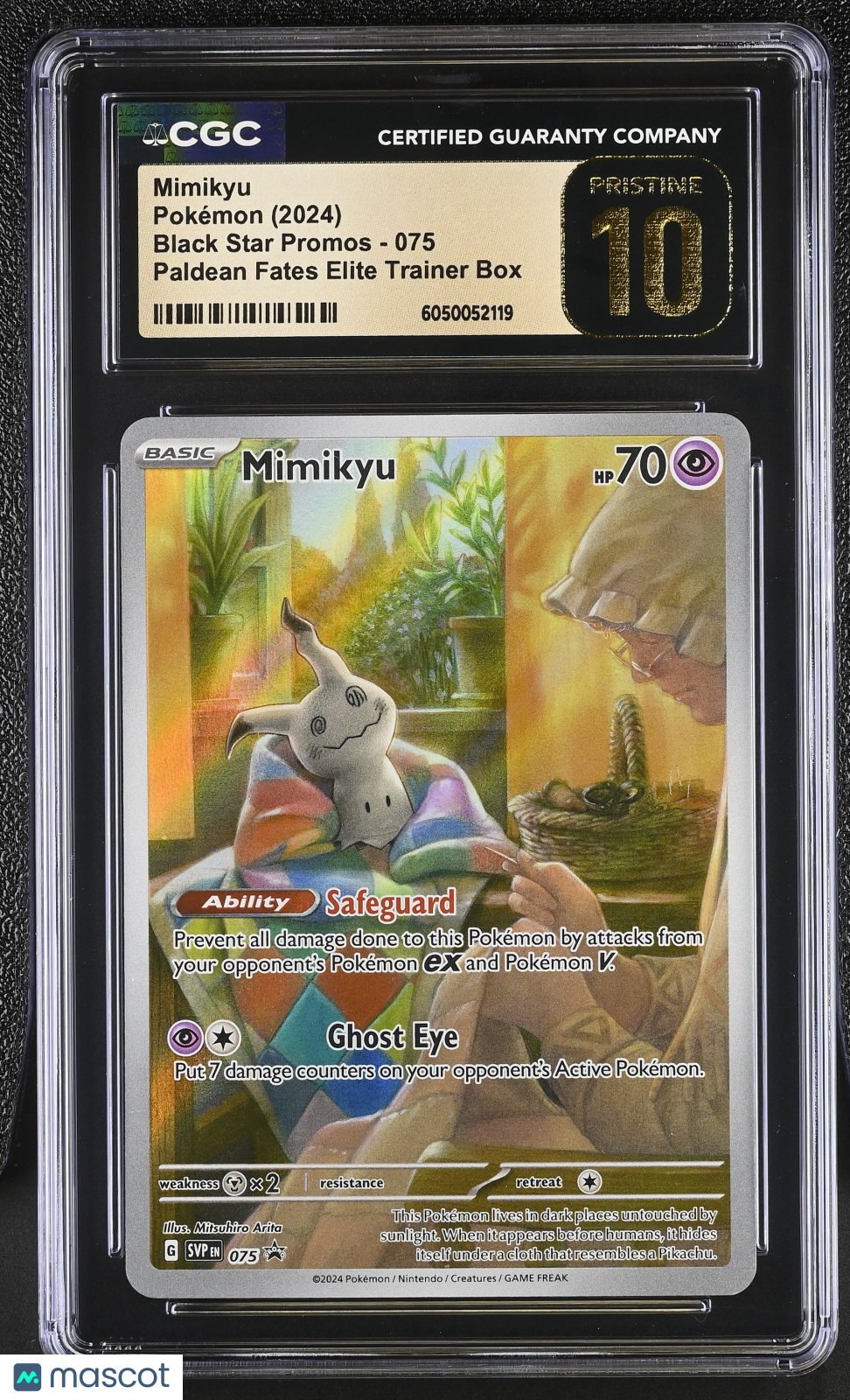 2024 Pokemon Black Star Promos Mimikyu #075 CGC 10 PRISTINE - Graded TCG/CCG