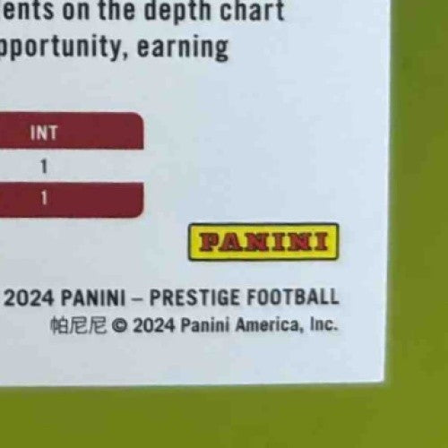 2024 Prestige Chris Braswell Xtra Points Signatures Gold /50 #397 Buccaneers - Sports Cards