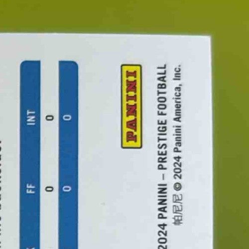 2024 Prestige Junior Colson Blue Xtra Points 11/599 #352 RC Los Angeles Chargers - Sports Cards