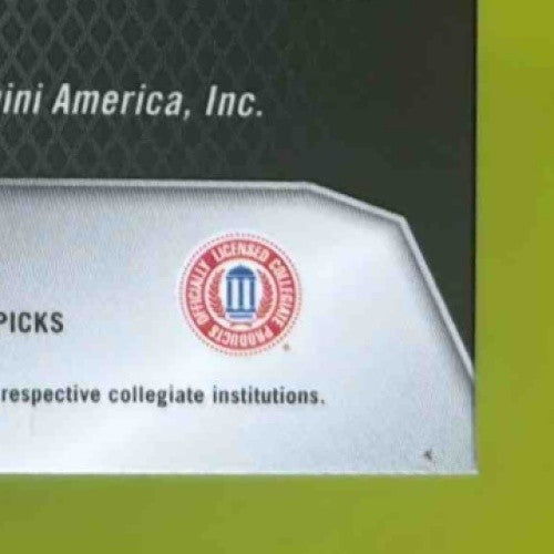 2024 Prizm Collegiate Emani Bailey Saturday Star AUTOS Green Shimmer /8 RC Frogs - Sports Cards