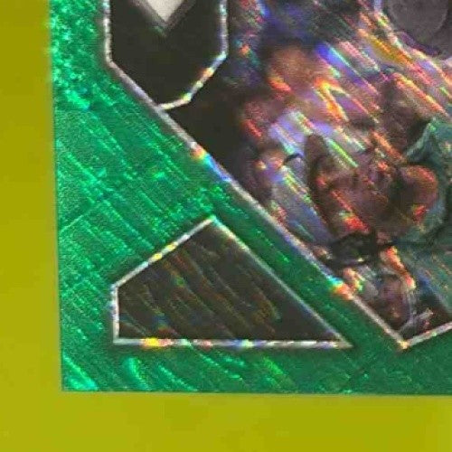 2024 Prizm Collegiate Emani Bailey Saturday Star AUTOS Green Shimmer /8 RC Frogs - Sports Cards