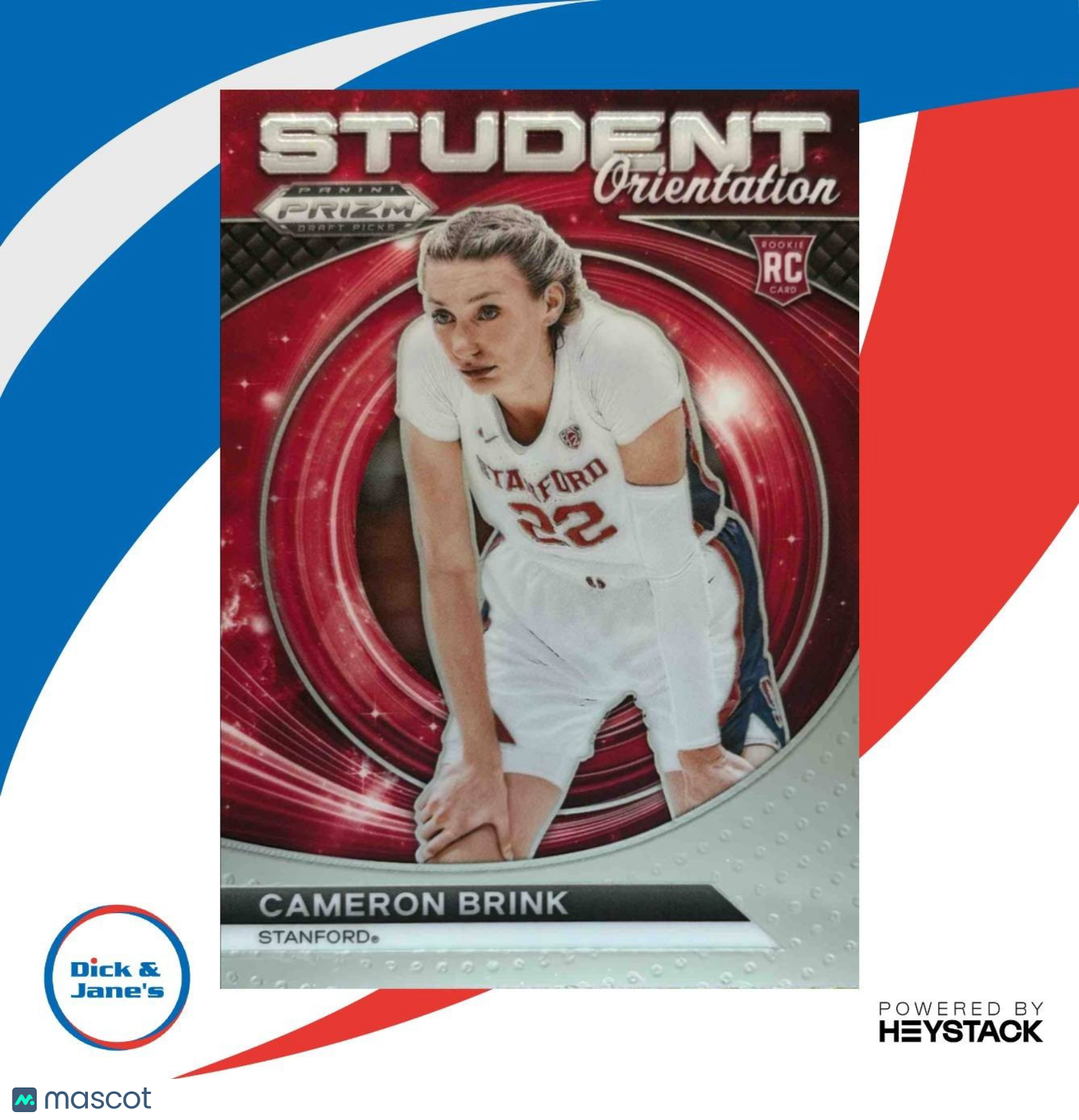 2024 Prizm Draft Picks Collegiate Cameron Brink Student Orientation #3 Cardinal - Sports Cards