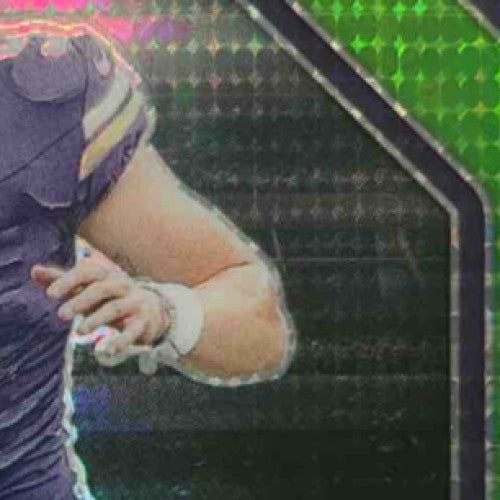 2024 Prizm J.J. McCarthy Rookie Gear Neon Green Pulsar JSY RC Minnesota Vikings - Sports Cards