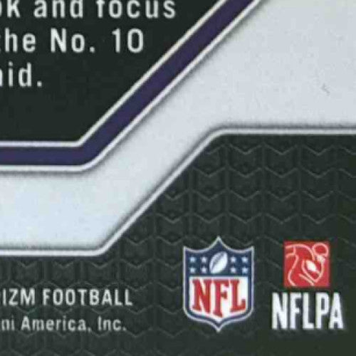2024 Prizm J.J. McCarthy Rookie Gear Neon Green Pulsar JSY RC Minnesota Vikings - Sports Cards