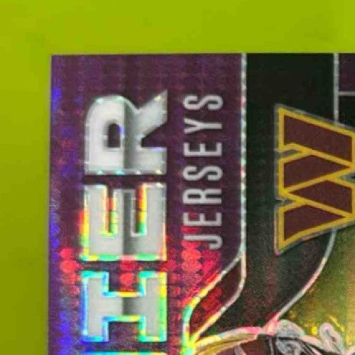 2024 Prizm Jayden Daniels Jerseys Purple Pulsar MEM RC Washington Commanders Sports Cards