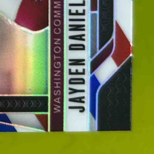 2024 Prizm Jayden Daniels Red White and Blue 347 RC Washington Commanders DJ1 Sports Cards