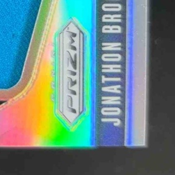 2024 Prizm Jonathon Brooks Premier Jerseys Memorabilia Rookie Carolina Panthers - Sports Cards