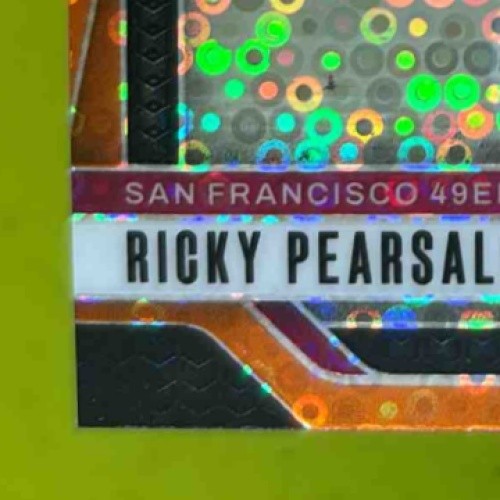 2024 Prizm Ricky Pearsall RC Orange Disco #383 Rookie Card San Francisco 49ers Sports Cards