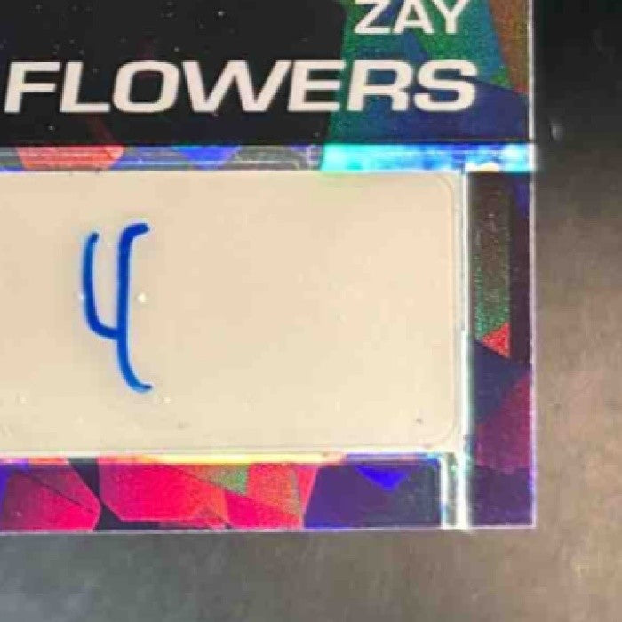 2024 Pro Set Metal Zay Flowers Goin’ Pro AUTO /7 - Sports Cards