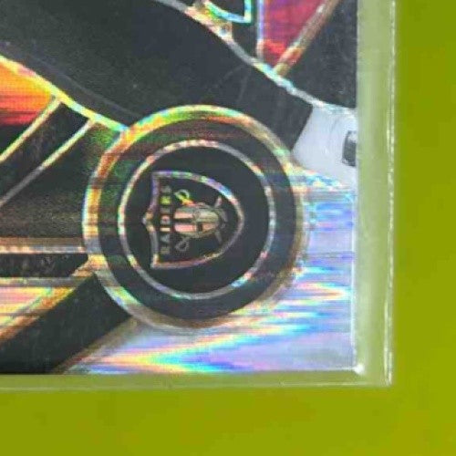 2024 Select Brock Bowers Club Red and Yellow Prizm #222 RC Las Vegas Raiders - Sports Cards