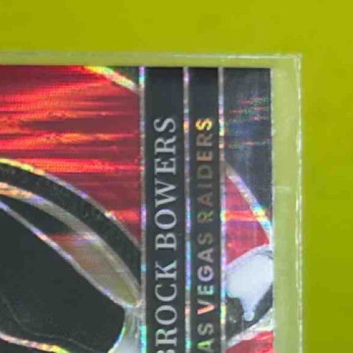 2024 Select Brock Bowers Club Red and Yellow Prizm #222 RC Las Vegas Raiders - Sports Cards