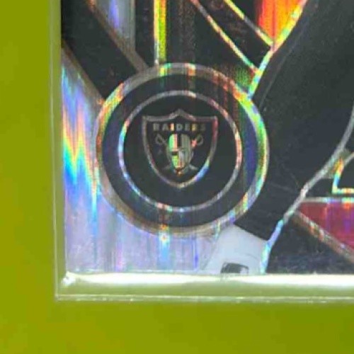 2024 Select Brock Bowers Club Red and Yellow Shock #222 RC Las Vegas Raiders - Sports Cards