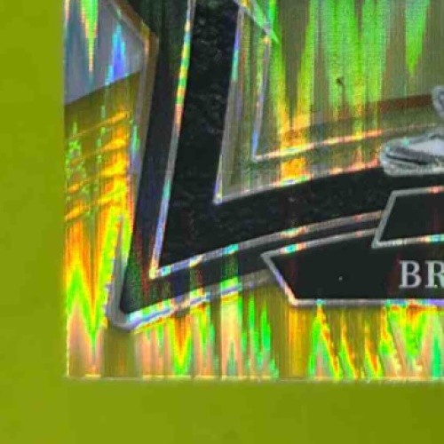 2024 Select Brock Bowers Concourse Red and Yellow Shock #31 RC Las Vegas Raiders - Sports Cards