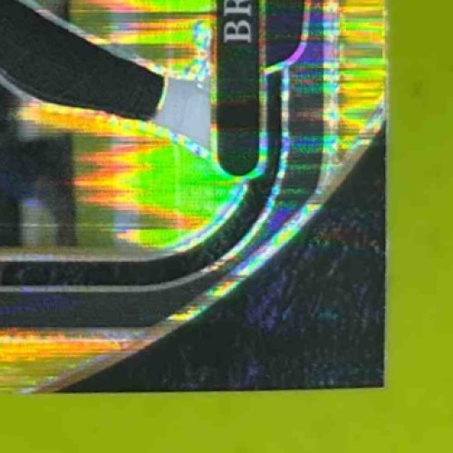 2024 Select Brock Bowers Premier Red and Yellow Prizm Shock #118 RC Las Vegas - Sports Cards